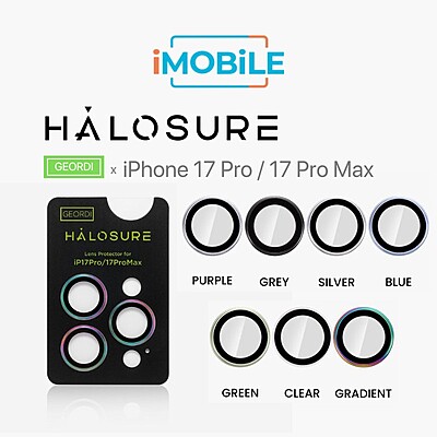 Halosure Geordi Rear Camera Lens Armour Protector (Anti-Reflection), iPhone 17 Pro / 17 Pro Max