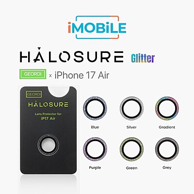 Halosure Geordi Rear Camera Lens [Glitter] Armour Protector (Anti-Reflection), iPhone 17 Air