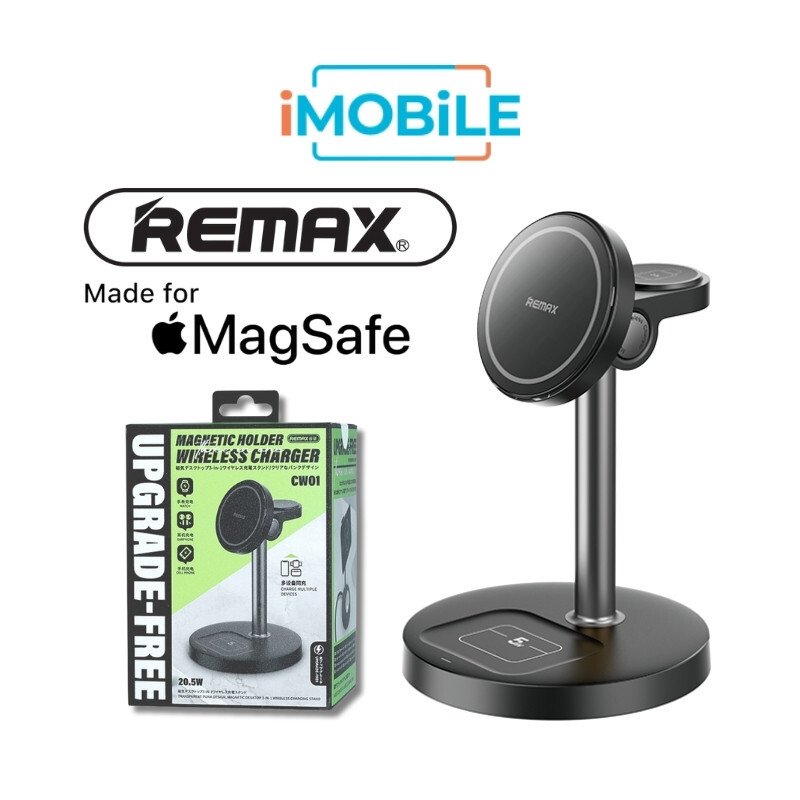 Remax [CW-01] 3-in-1 Wireless Charging Station with MagSafe, 20.5W