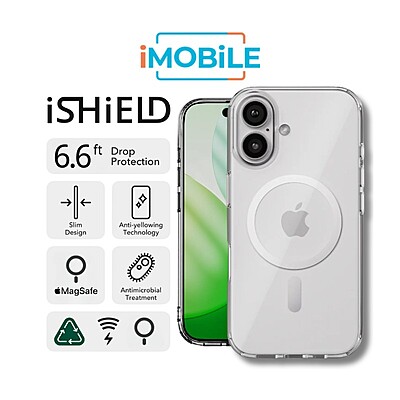 iShield [MagSafe] Crystal Palace Clear Case, iPhone 17