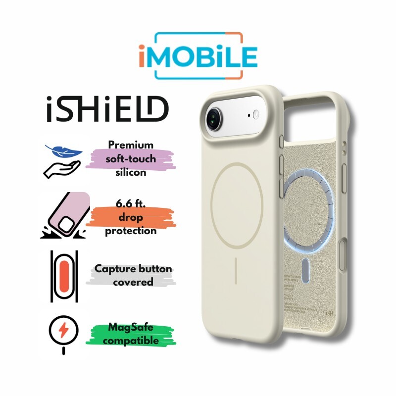 iShield [Ultra MagSafe] Liquid Silicon Snap Case with Capture Button, iPhone 17 Air