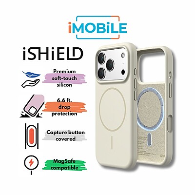 iShield [Ultra MagSafe] Liquid Silicon Snap Case with Capture Button, iPhone 17 Pro Max