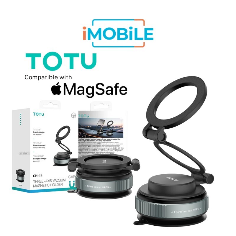 TOTU [CH-14] MagFree Series Multi-Angle Folding MagSafe Suction Cup Phone Mount