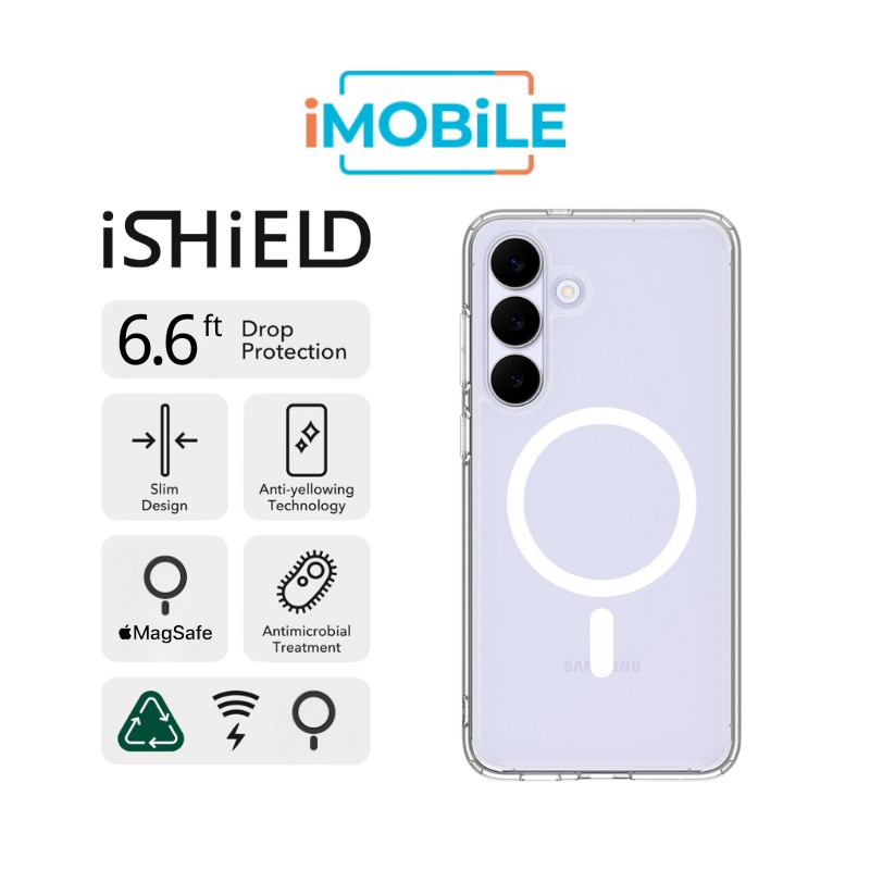 iShield [MagSafe] Crystal Palace Clear Case, Samsung s25 FE