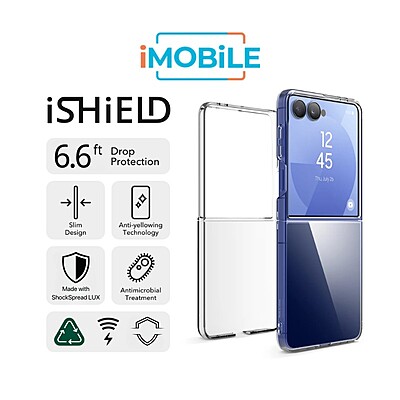 iShield Crystal Palace Clear Case, Samsung Z Flip 7 iShield Crystal Palace Clear Case, Samsung Z Flip 7