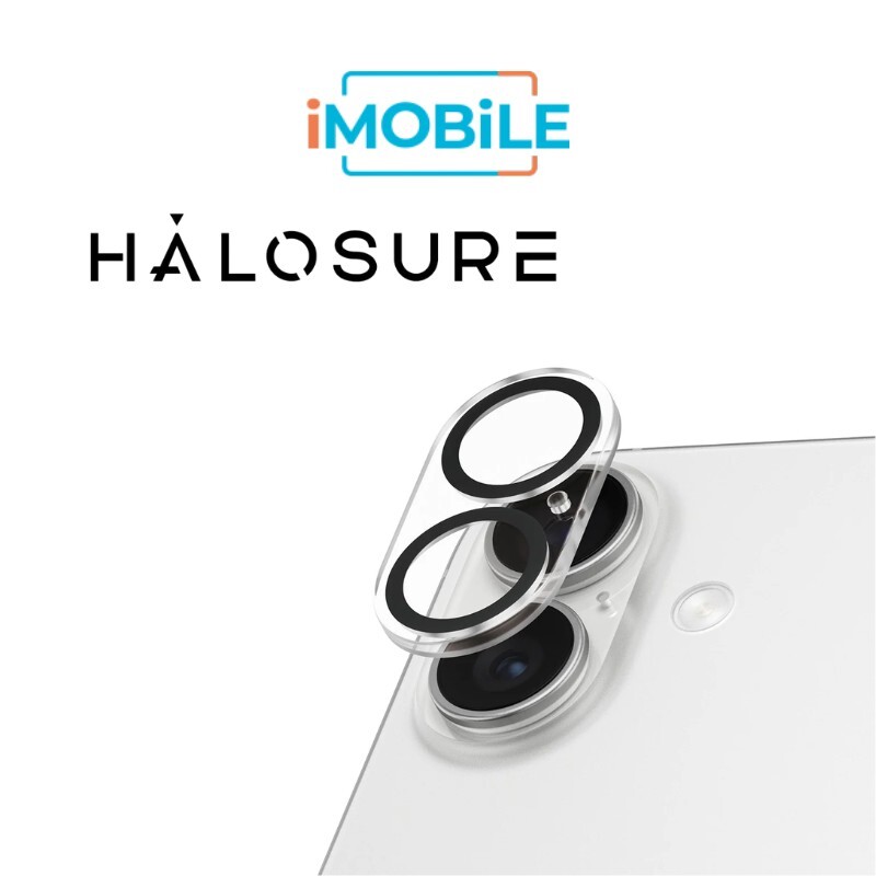 Halosure Elite Rear Camera Tempered Glass Protector, iPhone 17