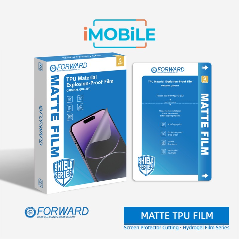FORWARD [Explosion-Proof] 9" Anti-glare Matte Mobile Phone Hydrogel Film for FORWARD Cutting Machine [50pc]