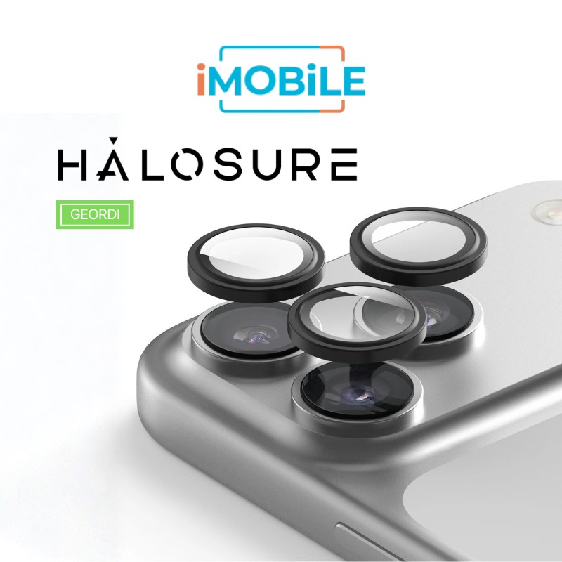 Halosure Geordi Rear Camera Lens Armour Protector (Anti-Reflection), iPhone 17 Pro / 17 Pro Max