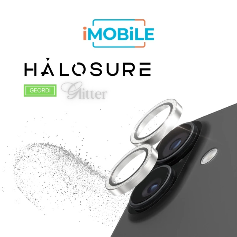 Halosure Geordi Rear Camera Lens [Glitter] Armour Protector (Anti-Reflection), iPhone 17