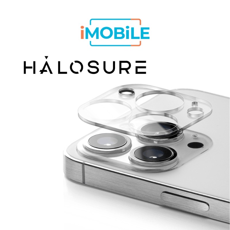 Halosure Elite Rear Camera Tempered Glass Protector, iPhone 16 Pro / 16 Pro Max