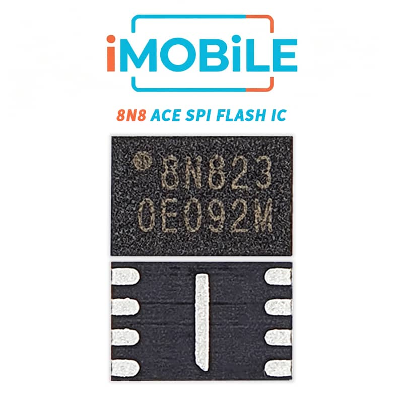Ace SPI Flash IC (8N8) iPad Pro 12.9" (3rd , 2018 / 4th, 2020 / 5th, 2021/ 6th 2022) / iPad Pro 11" (1st , 2018 / 2rd , 2020/ 3rd, 2021 / 4th, 2022 / 5th, 2024)