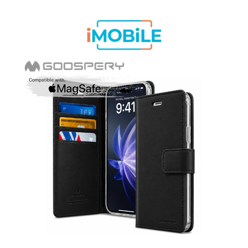 Mercury [MagSafe] Blue Moon Wallet Case, iPhone 16