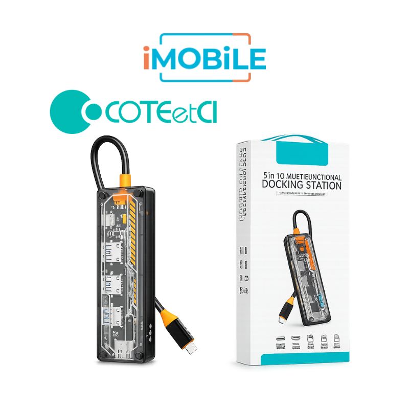 COTECi 16020 USB-C Five-in-One USB HUB [USB-C to 5 Ports, USB-A/USB-C/HDMI]