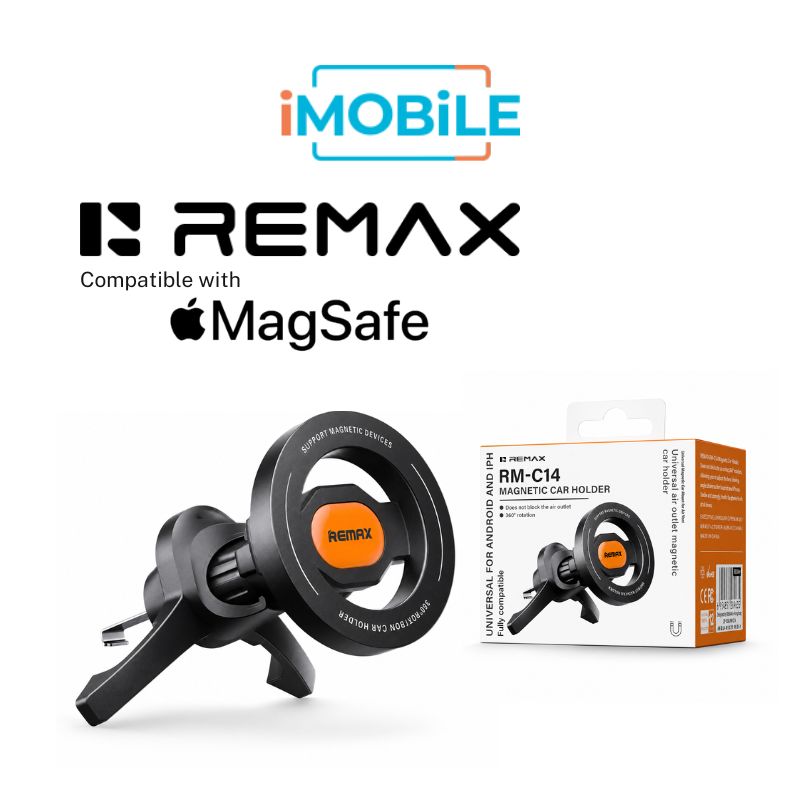 Remax RM-C14 MagSafe Car Mount Phone Holder (Air Vent) Remax RM-C14 MagSafe Car Mount Phone Holder (Air Vent)