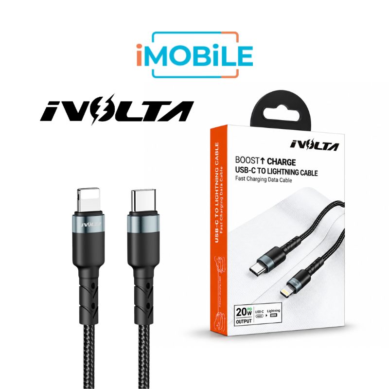 iVolta BoostCharge Braided USB-C to Lightning Cable