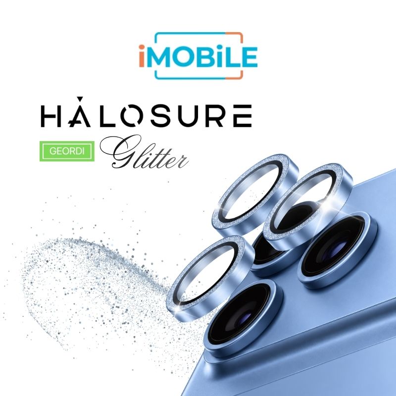 Halosure Geordi Rear Camera Lens [Glitter] Armour Protector (Anti-Reflection), iPhone 18 Pro / 18 Pro Max