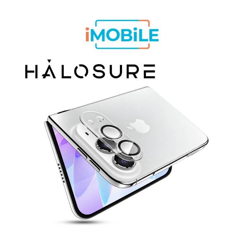 Halosure Elite Rear Camera Tempered Glass Protector, iPhone Duo
