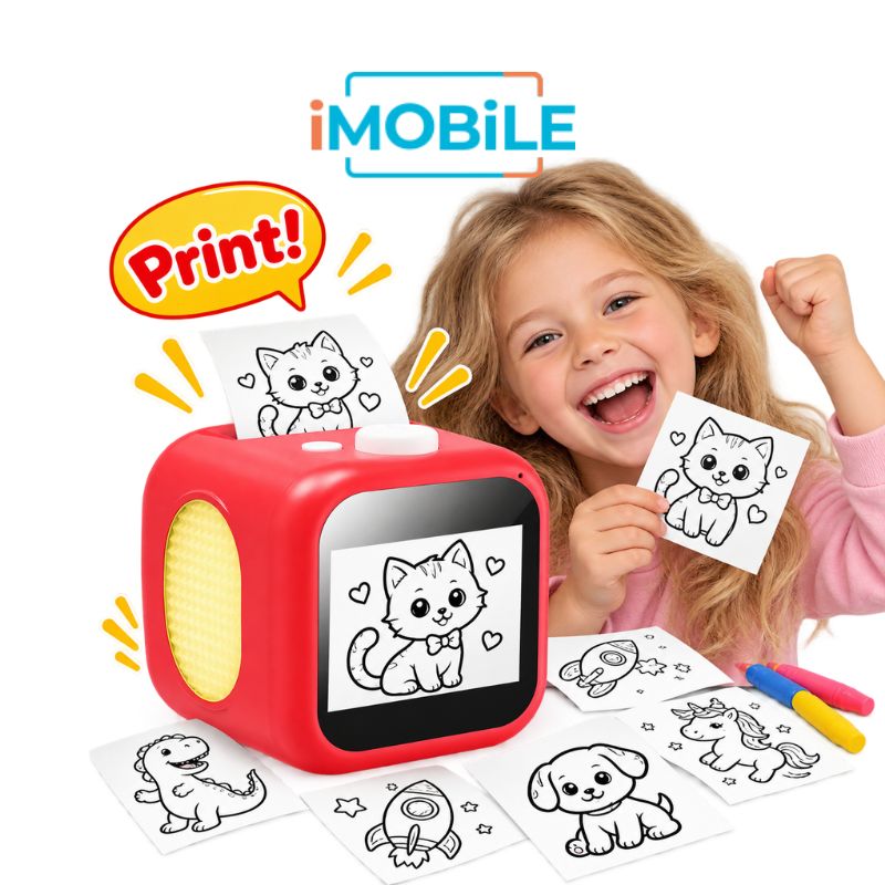 AI Voice Interactive Sticker Printer with 3.5-Inch Touchscreen