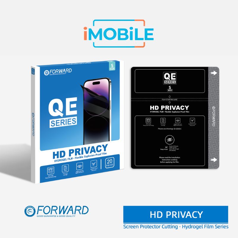 FORWARD FW-QE06 | [XS"] Clear Privacy Film for FORWARD Cutting Machine [20pc]