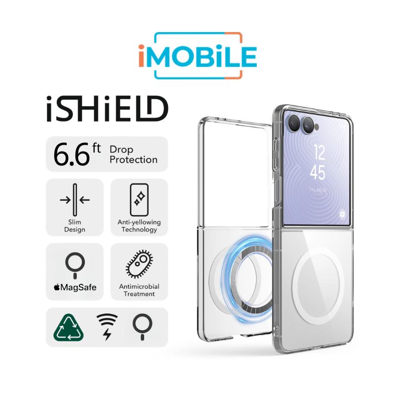 iShield Crystal Palace Clear Case, Samsung Z Flip 8