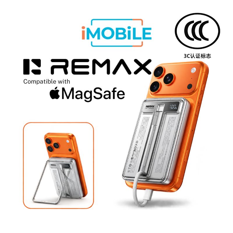 Remax FP-109 22.5W Power Bank [10K mAh] [1 Port + Wireless MagSafe + Apple Watch Charger + USB-C Cable]