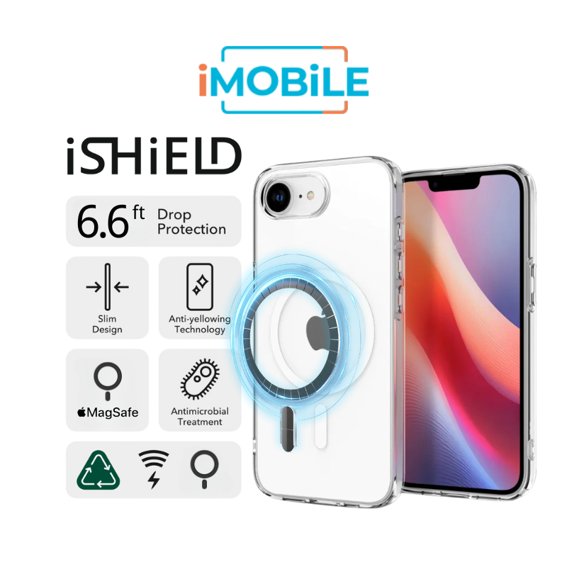 iShield [MagSafe] Crystal Palace Clear Case, iPhone 16e