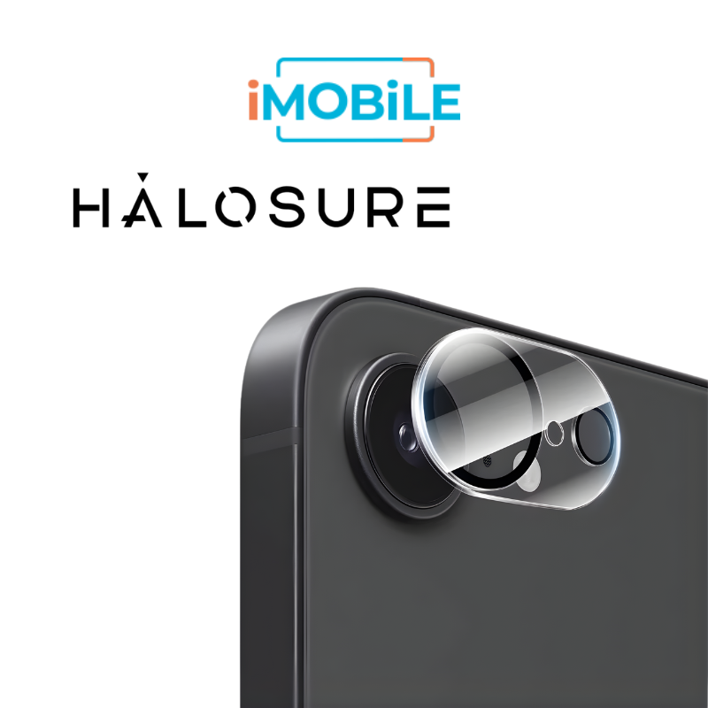Halosure Elite Rear Camera Tempered Glass Protector, iPhone 16e