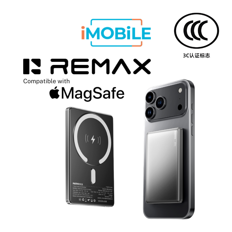 Remax CX08 20W MagSafe Power Bank [5000 mAh] [1 Port + Wireless MagSafe]