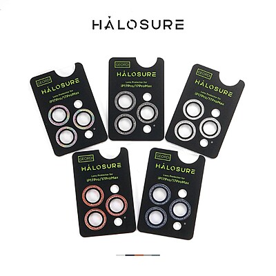 Halosure Geordi Rear Camera Lens [Glitter] Armour Protector (Anti-Reflect), iPh 17 Pro / 17 Pro Max