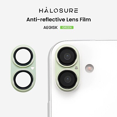 Halosure AEGISK Shield Rear Camera Lens Protector (Anti-Reflection), iPhone 17 Halosure AEGISK Shield Rear Camera Lens Protector (Anti-Reflection), iPhone 17