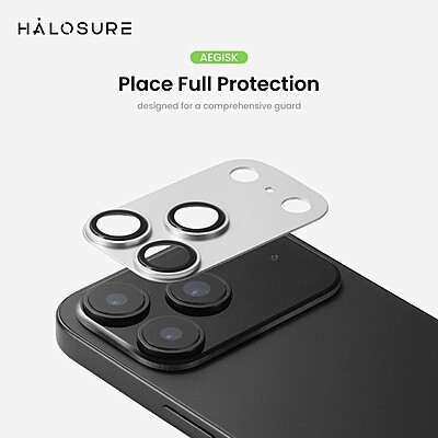 Halosure AEGISK Shield Rear Camera Lens Protector (Anti-Reflection), iPhone 17 Pro Max Halosure AEGISK Shield Rear Camera Lens Protector (Anti-Reflection), iPhone 17 Pro Max