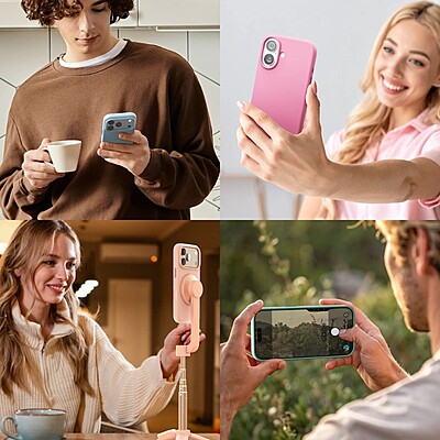 iShield [Ultra MagSafe] Liquid Silicon Snap Case with Capture Button, iPhone 17 Pro