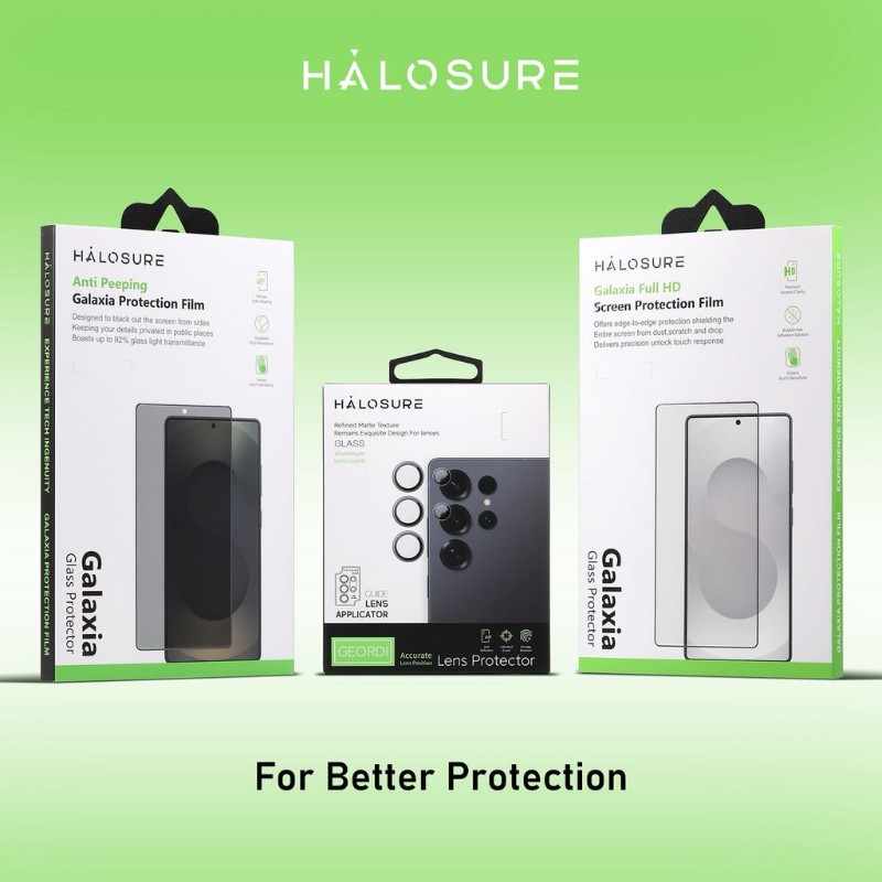 Halosure 2.5D Galaxia [Privacy] Tempered Glass, Samsung s26 Ultra