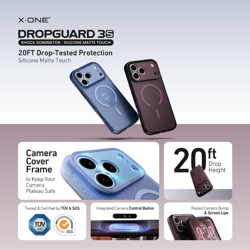 X.One [MagSafe] Dropguard 3S Pastel Case, iPhone 18 Pro Max