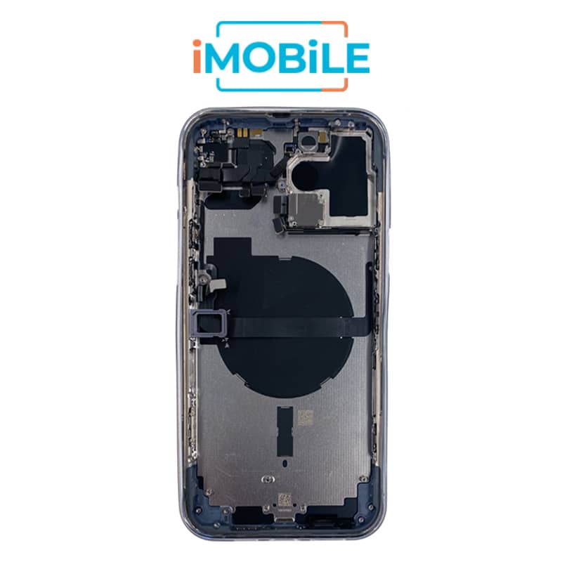 iPhone 13 Pro Max Compatible Back Housing [with Power and Volume Flex] [A+] [Sierra Blue]