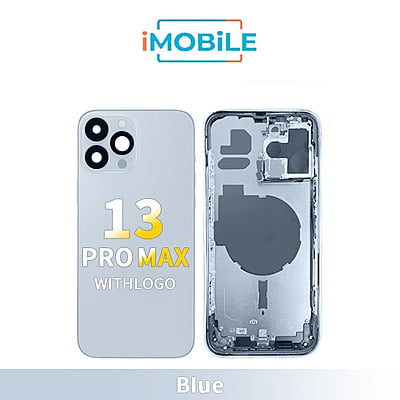 iPhone 13 Pro Max Compatible Back Housing [No Small Parts] [Blue]