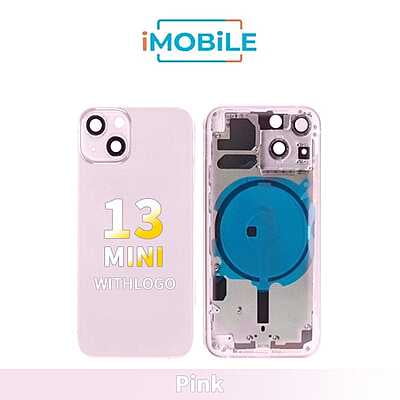 iPhone 13 Mini Compatible Back Housing [No Small Parts] [Pink]