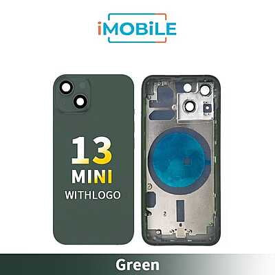 iPhone 13 Mini Compatible Back Housing [No Small Parts] [Green]