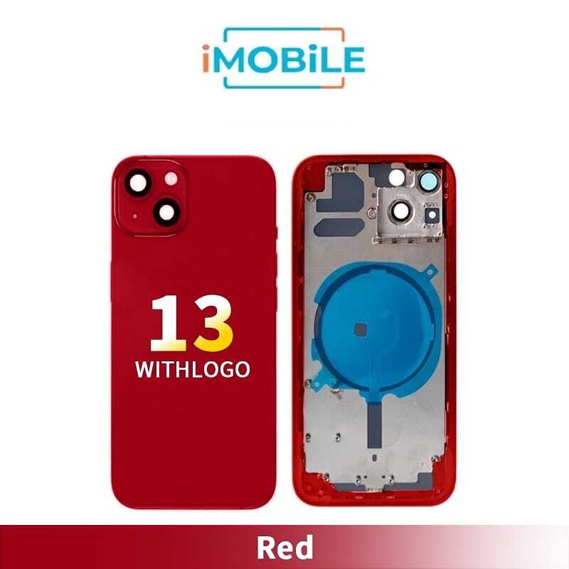 iPhone 13 Compatible Back Housing [No Small Parts] [Red]