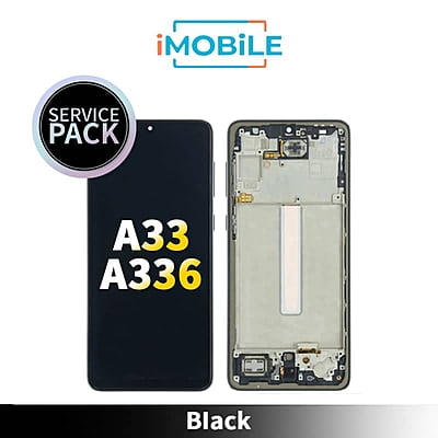 Samsung Galaxy A33 5G 2022 (A336) LCD and Touch Assembly [Service Pack] [Black] GH82-28143A GH82-28144A