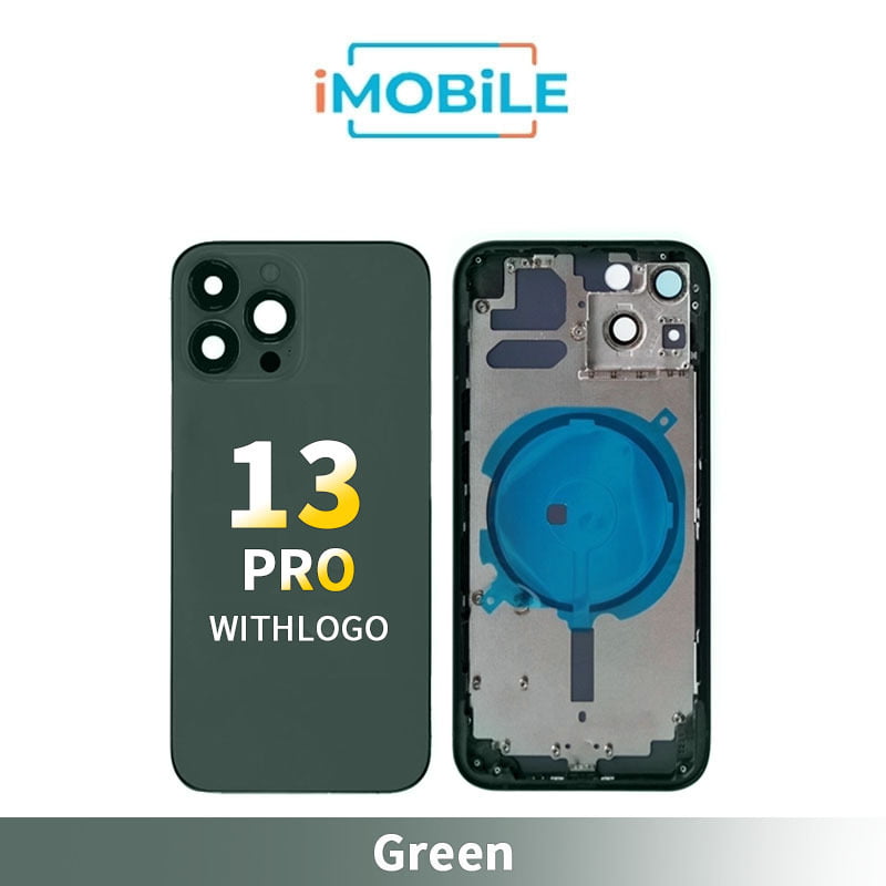 iPhone 13 Pro Compatible Back Housing [No Small Parts] [Green]