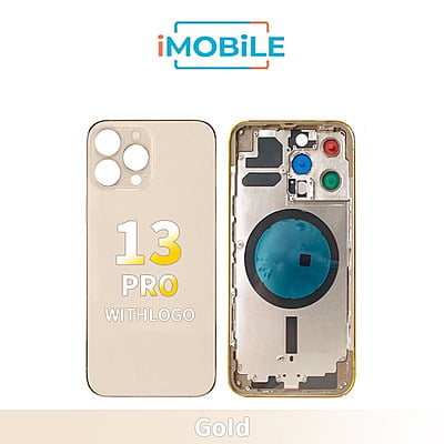 iPhone 13 Pro Compatible Back Housing [No Small Parts] [Gold]