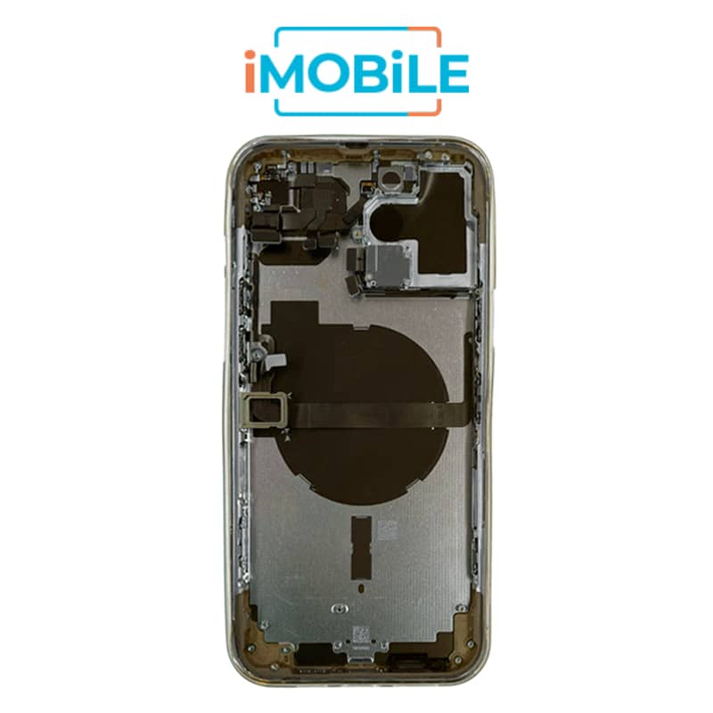 iPhone 13 Pro Max Compatible Back Housing [with Power and Volume Flex] [A+] [Gold]