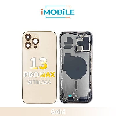 iPhone 13 Pro Max Compatible Back Housing [No Small Parts] [Gold]