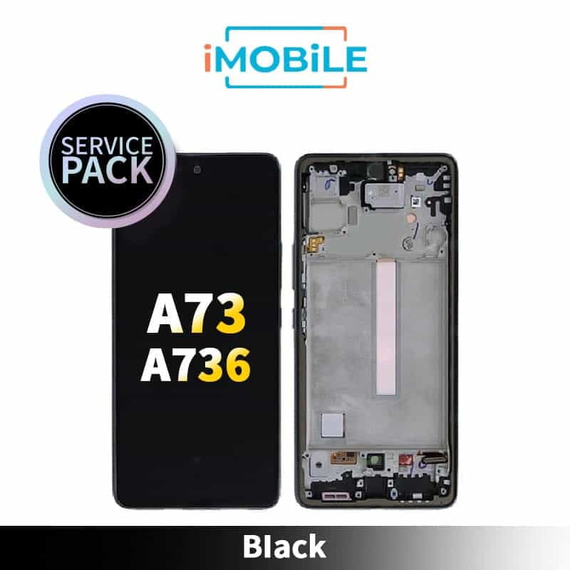 Samsung Galaxy A73 5G 2022 (A736) LCD Touch Digitizer Screen [Service Pack] Black GH82-28884A GH82-28686A