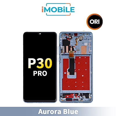 Huawei P30 Pro LCD Touch Digitizer Screen [Refurbished] [Aurora Blue]