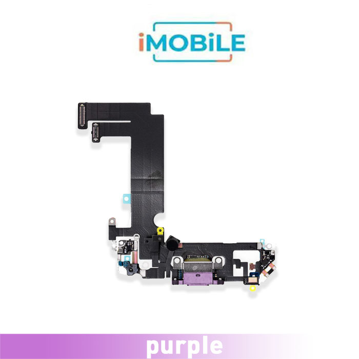 iPhone 12 / 12 Pro Compatible Charging Port Flex Cable [Purple] Original