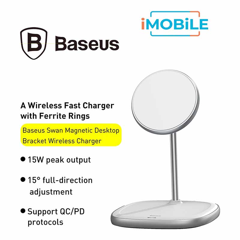 Baseus [WXSW-02] MagSafe Desktop Bracket Wireless Qi Charger 18 W