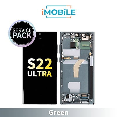 Samsung Galaxy S22 Ultra (S908) LCD Touch Digitizer Screen [Service Pack] [Green] GH82-27488D  GH82-27488D