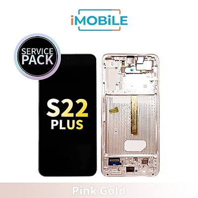 Samsung Galaxy S22 Plus (S906) LCD Touch Digitizer Screen [Service Pack] [Pink Gold] GH82-27500D OR GH82-27501D